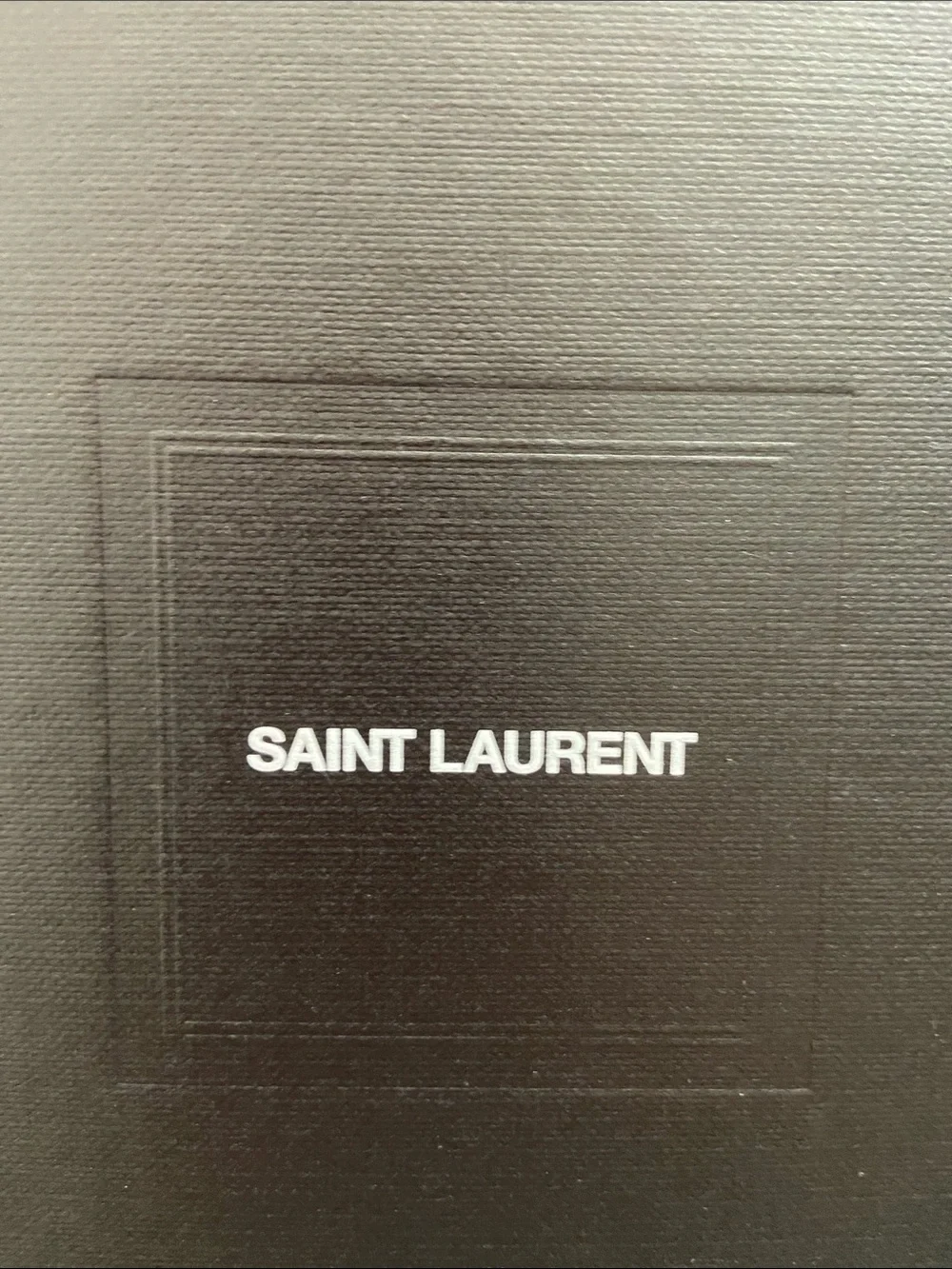 Saint Laurent Black and Pink Home Accent Box